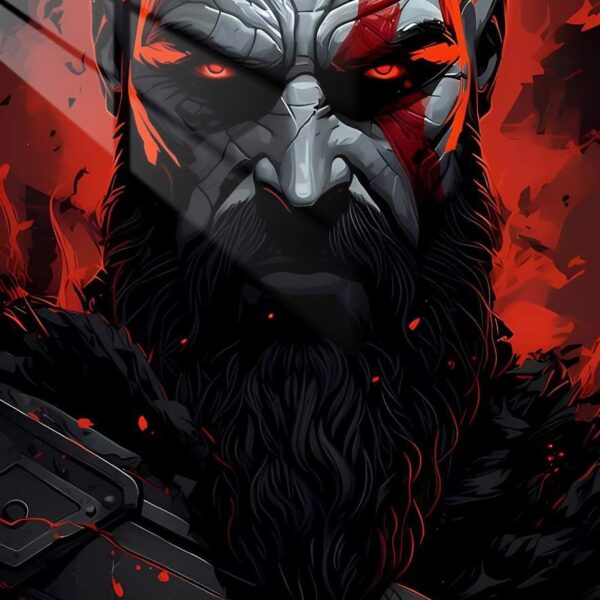 Kratos' Gaze Fiery Inferno Red & Black