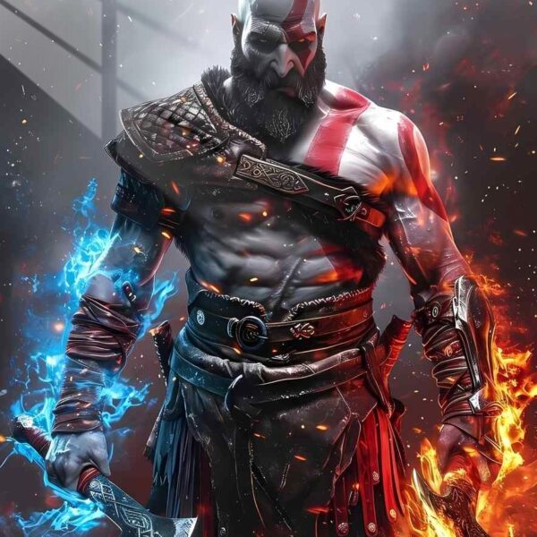 Kratos Leviathan Axe And Blades Of Chaos Inferno