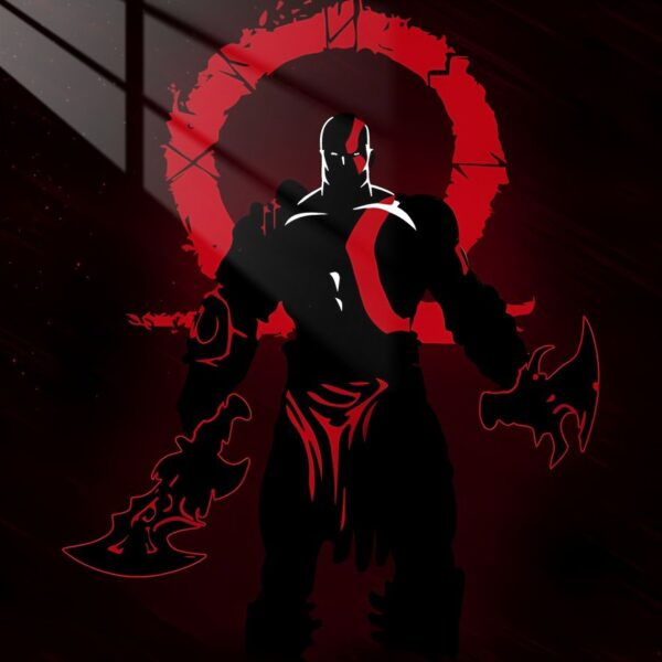 Kratos Silhouette Crimson