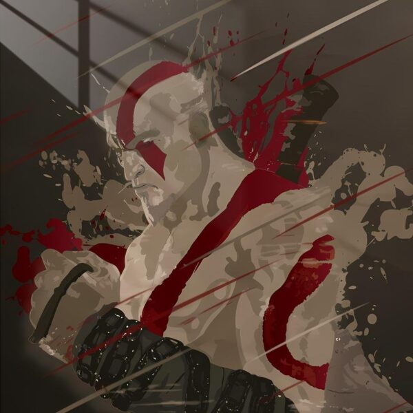 Kratos Spartan Fury Red & Grey