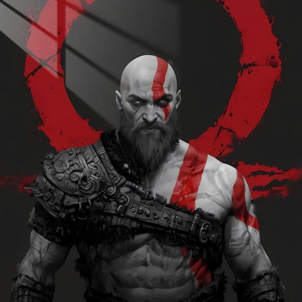 Kratos Spartan Rage Red & Grey
