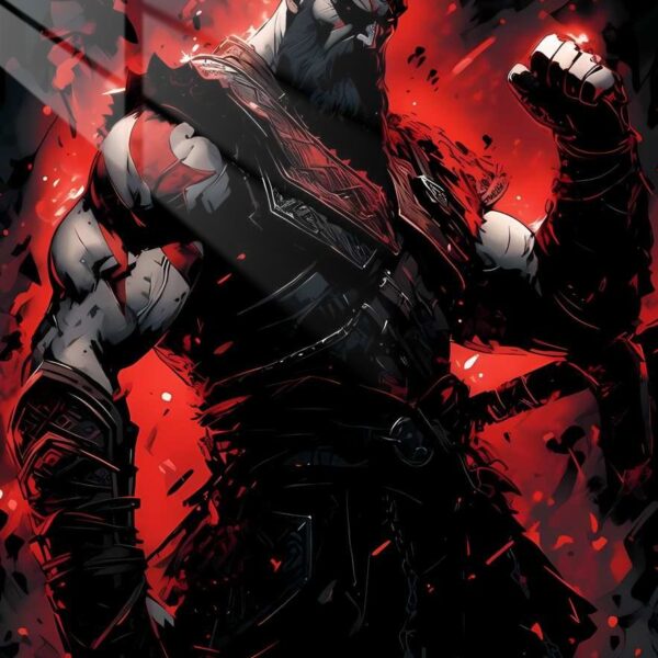 Kratos Wrathful Gaze Crimson
