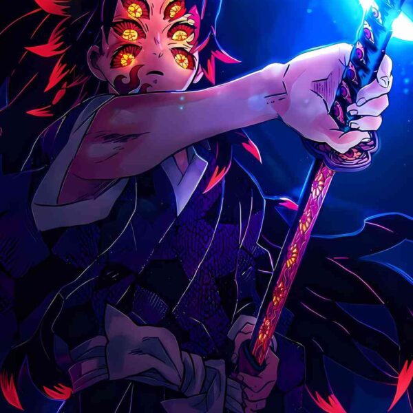 Kukushibo Demon Slayer Purple, Red