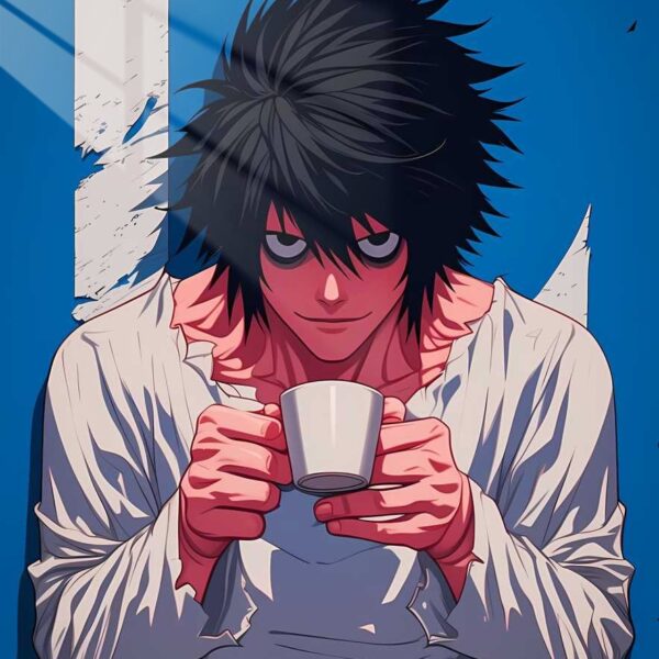 L Coffee Break Blue
