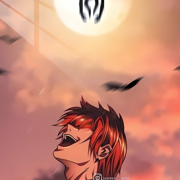 Light Kira Shinigami Orange