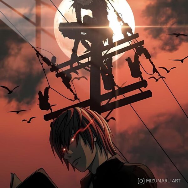 Light Silhouette Red