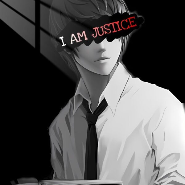 Light Yagami Monochrome Red