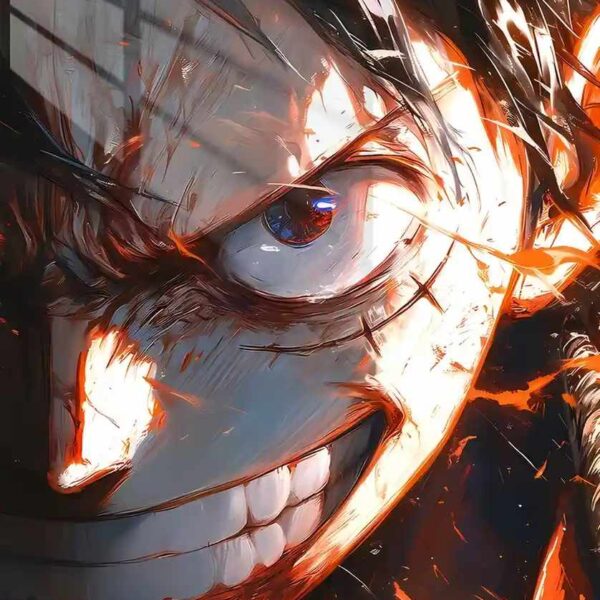 Luffy Fight Mode Orange
