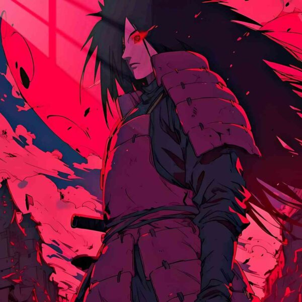 Madara Uchiha Crimson Rage Red