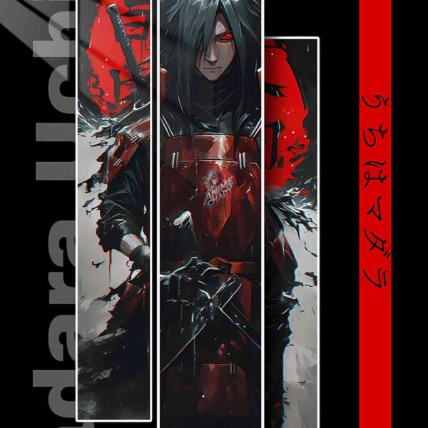 Madara Uchiha Dark Samurai Red, Black, White