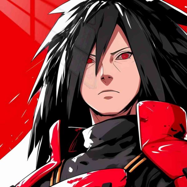 Madara Uchiha Intense Gaze Red