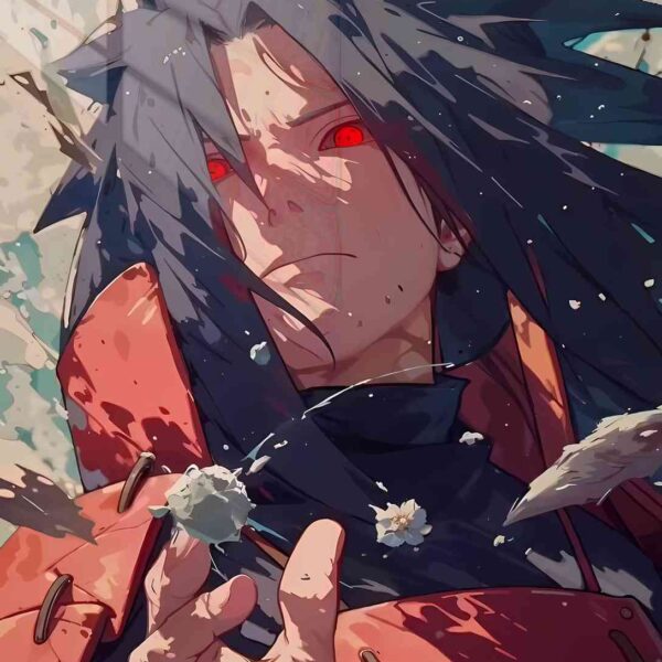 Madara Uchiha Rain Red