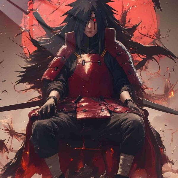 Madara Uchiha Throne Of Crimson Red