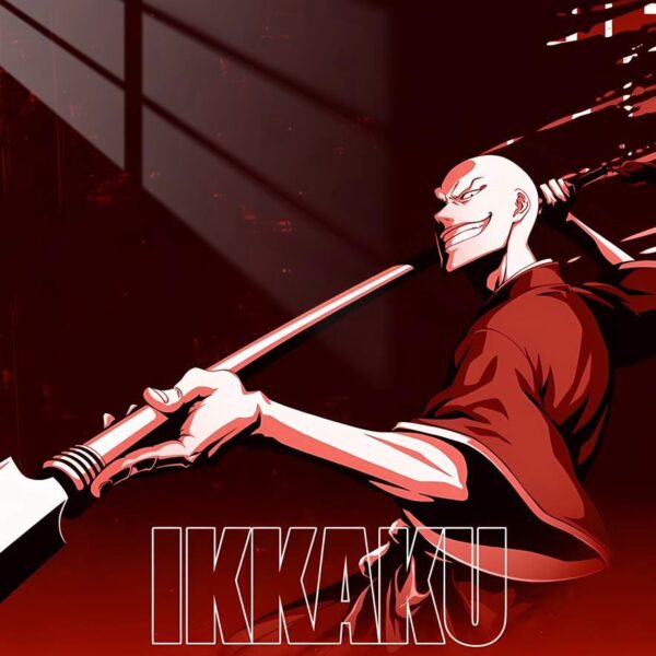 Madarame'S Crimson Fury Blood Splatter Red
