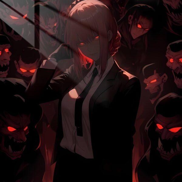 Makima Devil Control Red