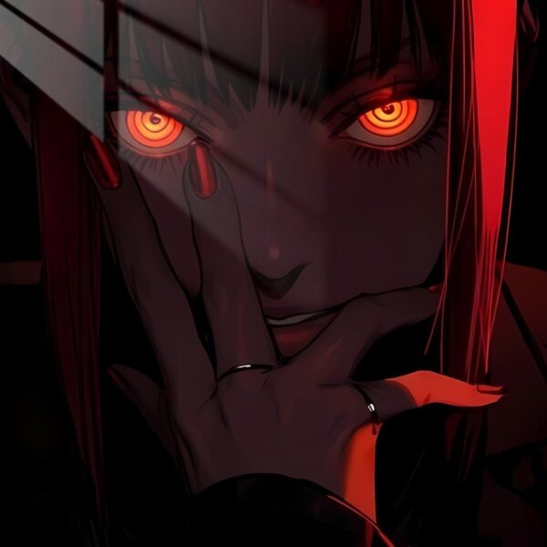 Makima Devil Eyes Red