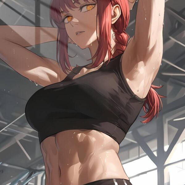 Makima Gym Red