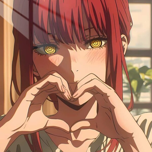 Makima Heart Hands Gold
