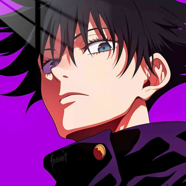 Megumi Fushiguro Edgy Purple