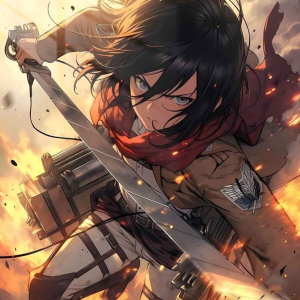 Mikasa Battle Fury Orange