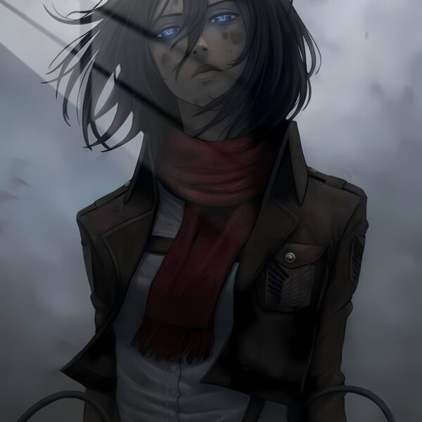 Mikasa Battle Scarred Dark Gray