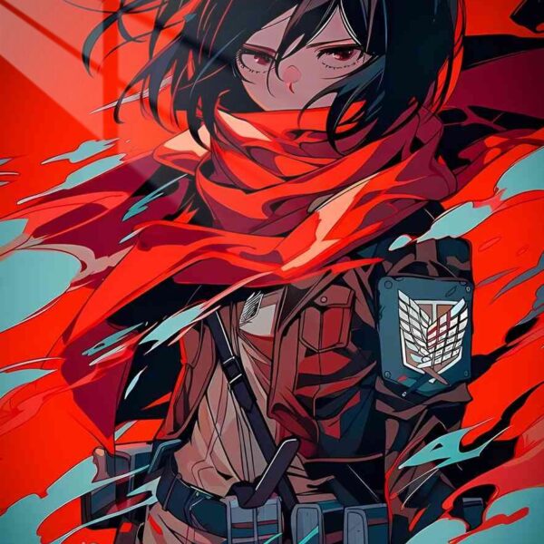 Mikasa Crimson Fury Red