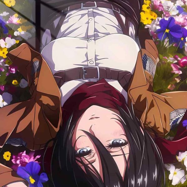 Mikasa Flowers Brown, Purple, Yellow
