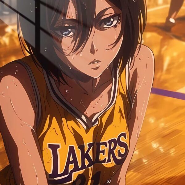 Mikasa Lakers Jersey Sweat Gold