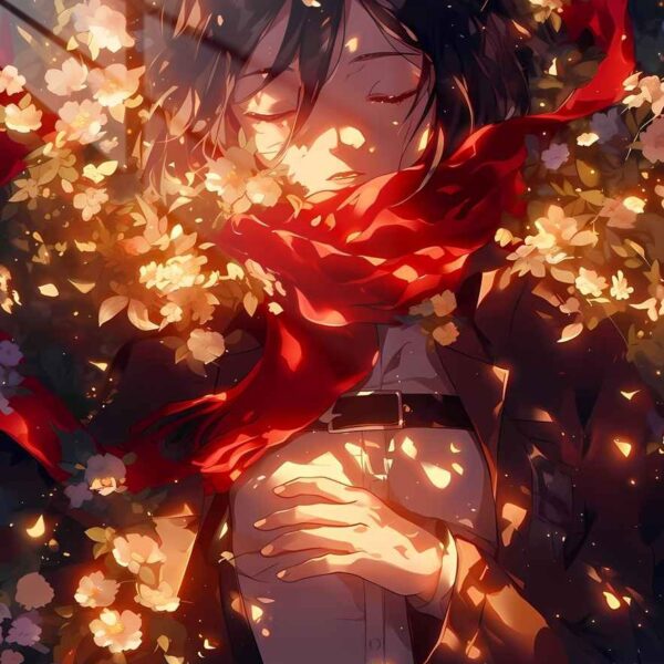 Mikasa Peaceful Slumber Flowers Orange