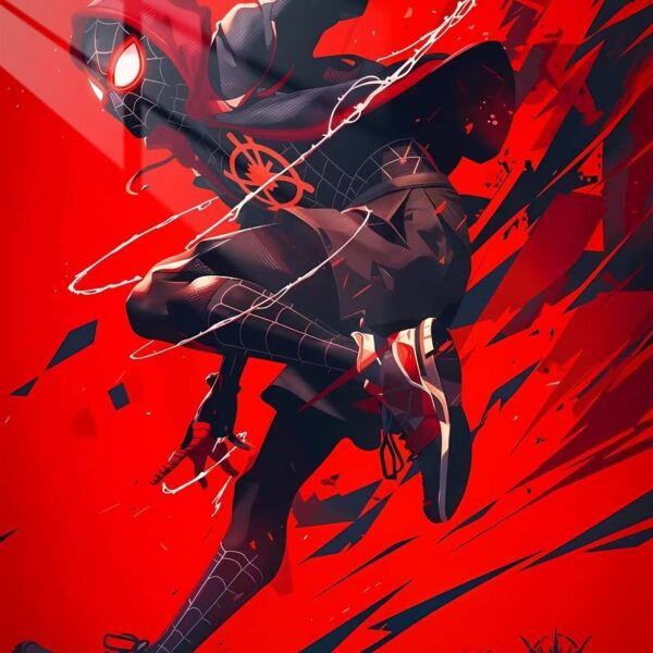 Miles Morales Crimson Rush Red