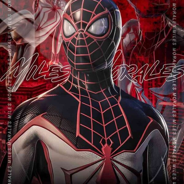 Miles Morales Red & White Cinematic
