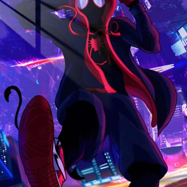 Miles Morales Urban Style Purple, Pink, Blue
