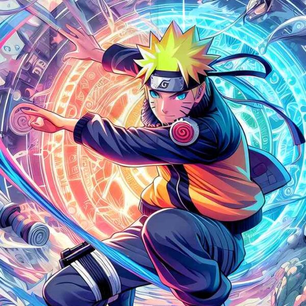Naruto Chakra Flow Blue, Orange