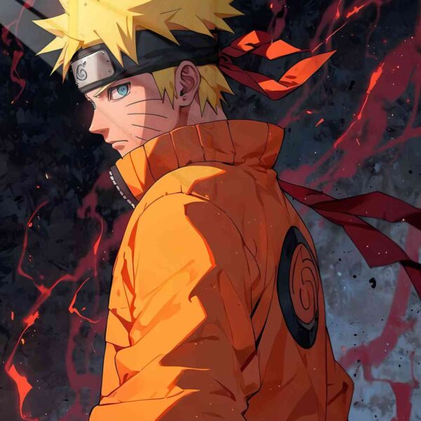 Naruto Fiery Determination Orange