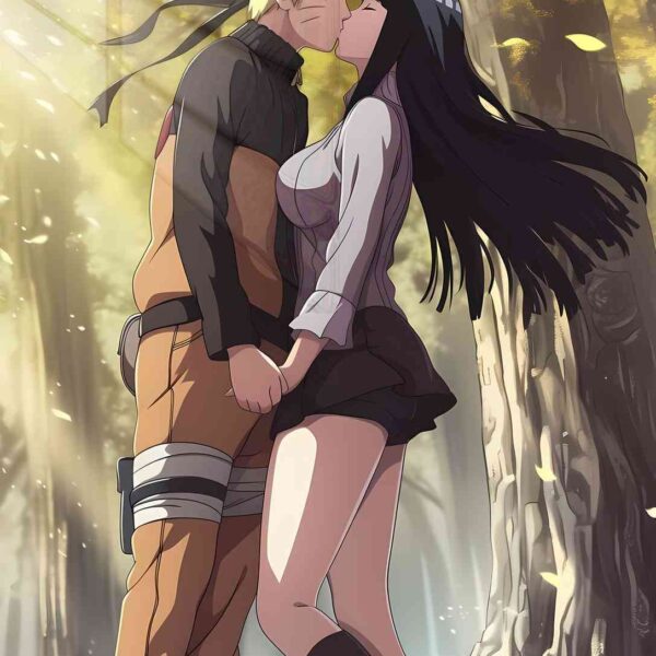 Naruto & Hinata Autumn Kiss Yellow