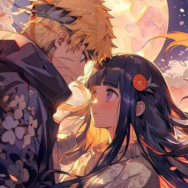 Naruto & Hinata Moonlight Orange
