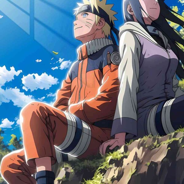 Naruto & Hinata Peaceful Blue