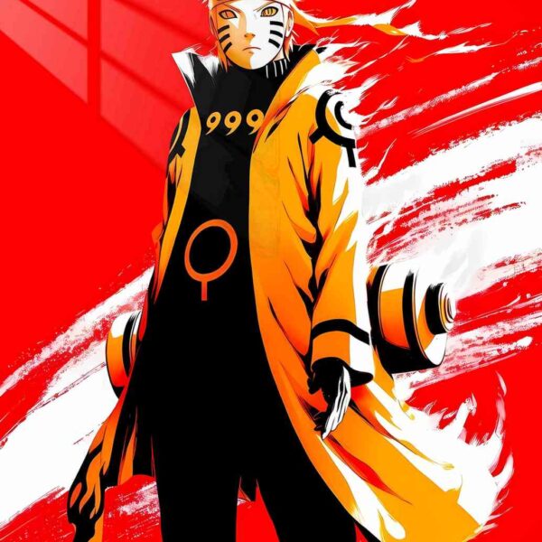 Naruto Hokage Abstract Red & Orange