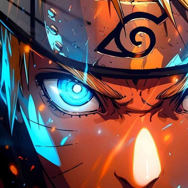 Naruto Intense Gaze Orange, Blue