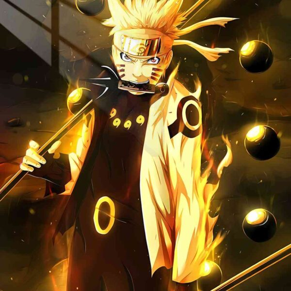 Naruto Kurama Chakra Gold