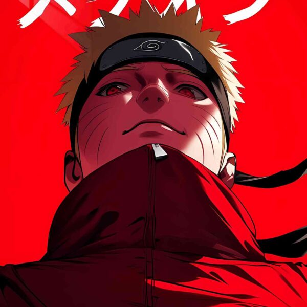Naruto Kurama Red Minimalist