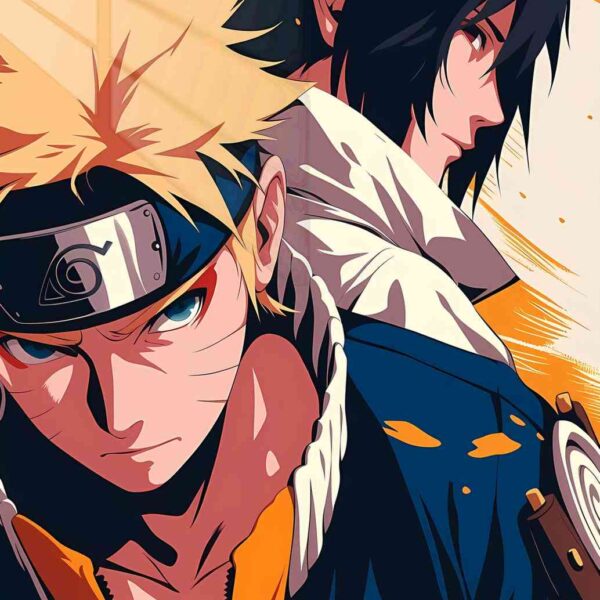 Naruto & Sasuke Dynamic Orange & Blue