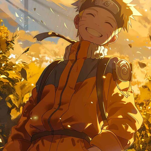 Naruto'S Golden Hour Sunset Orange