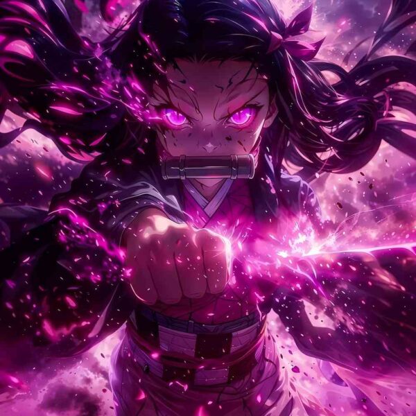 Nezuko Blood Demon Art Purple2