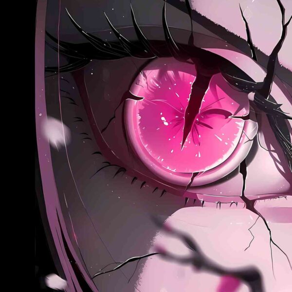 Nezuko Broken Eye Pink