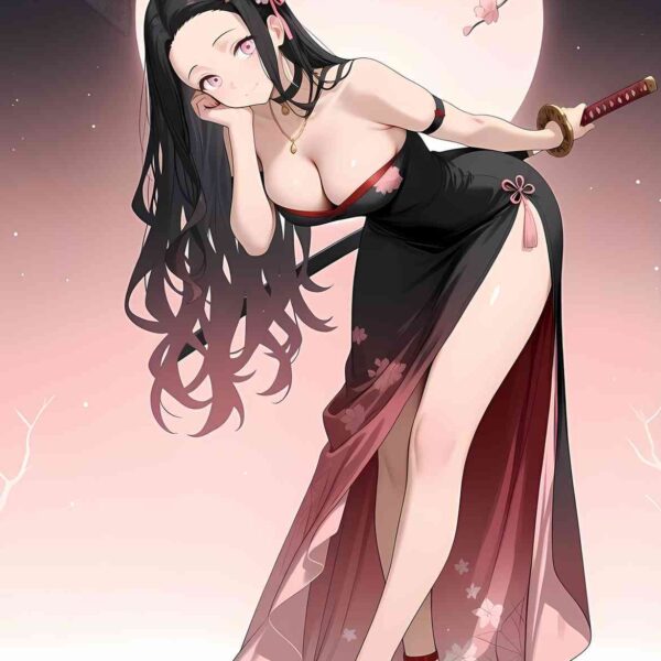 Nezuko Elegant Moon Pink