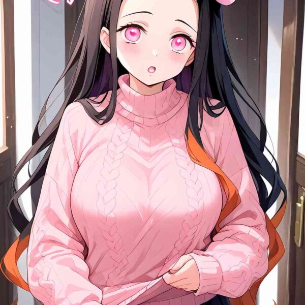 Nezuko Sweater Weather Pink