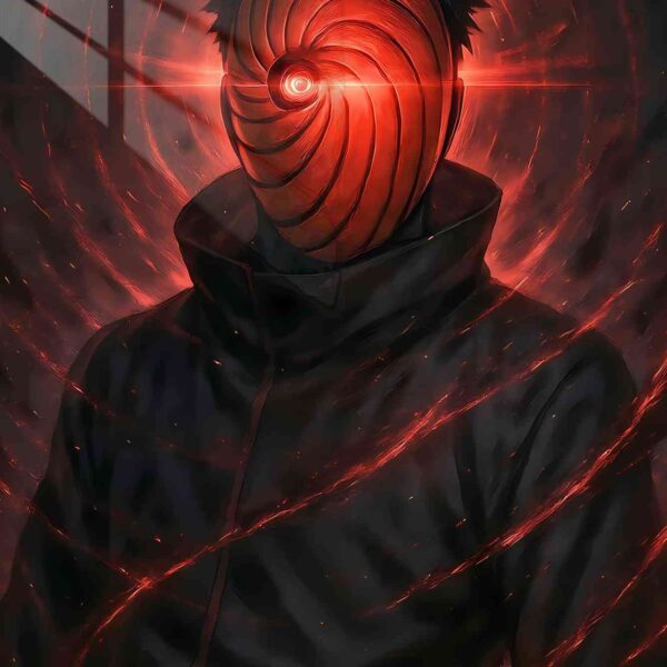 Obito Mask Rinnegan Red