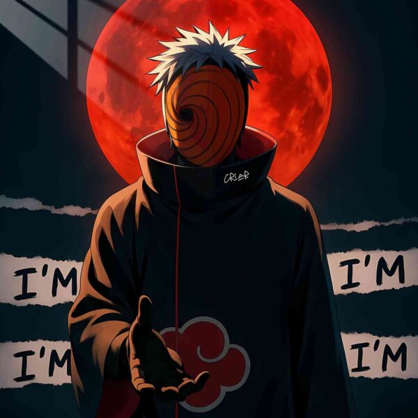 Obito Pain Blood Moon Red