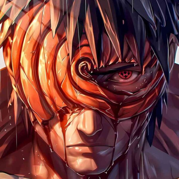 Obito Rinnegan Bloody Rain Orange